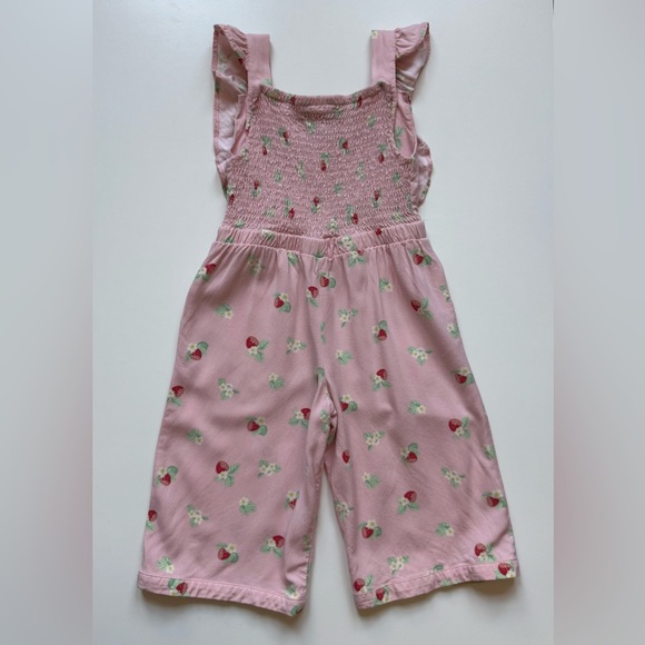 Sanrio Hello Kitty Girls Floral Ruffle Jumpsuit — BoxLunch Exclusive - Size 4T - Picture 8 of 13